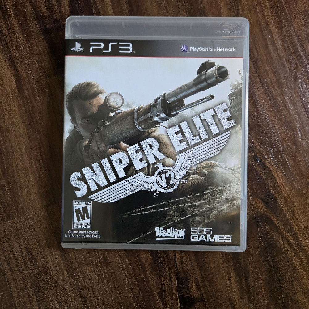 Sniper Elite V2 Blu-ray Disc for PS3 Complete 505 Games Playstation Video Game